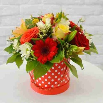 Florists choice hatbox